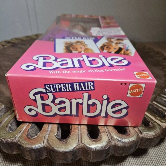 Super Hair Barbie with Magic Styling Barrette 3101 1986 Mattel Sealed In Box NIB - Picture 14 of 14